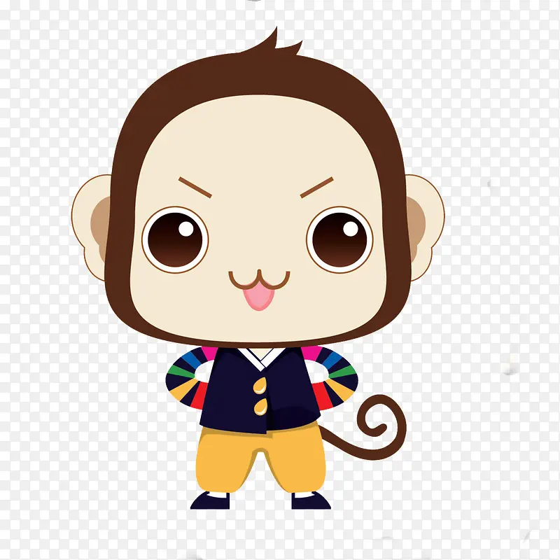卡通猴子素材