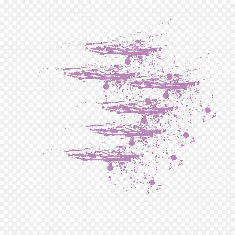 紫色排列笔刷