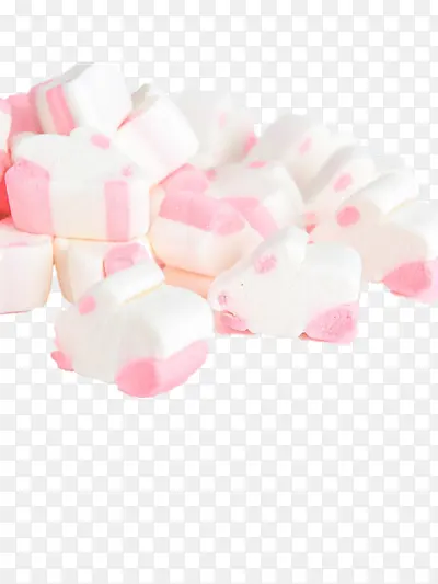 粉色可爱的棉花糖