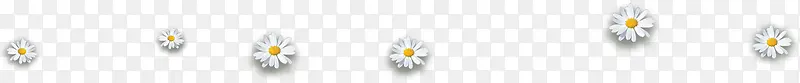 白色唯美花朵植物美景手绘
