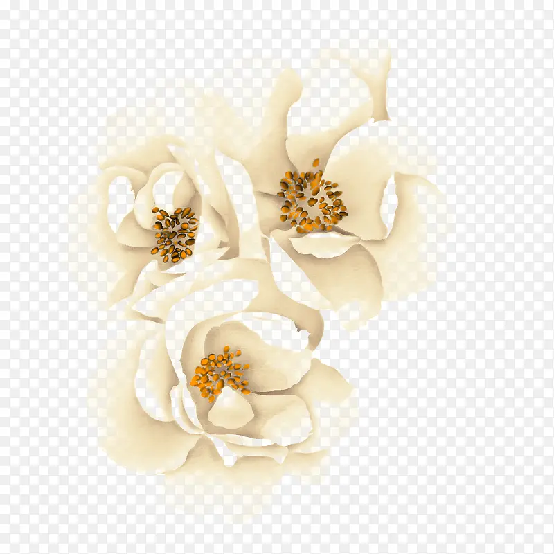 白色花朵新娘装饰花瓣
