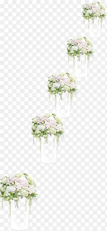 高清粉白色花朵装饰