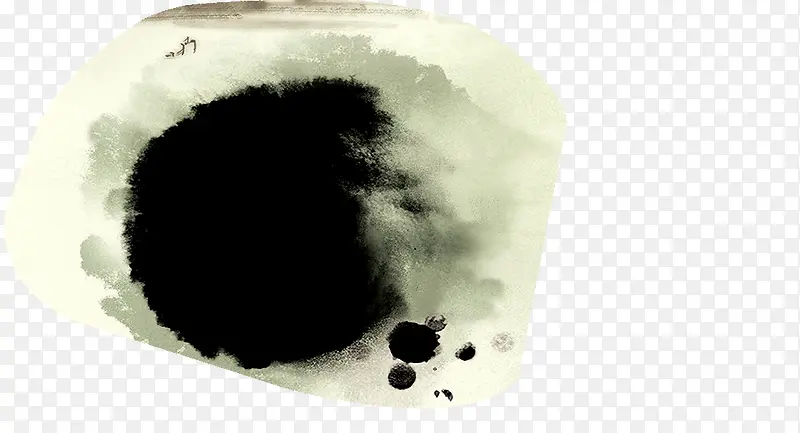 墨点水墨图案