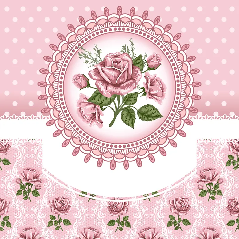 粉色浪漫玫瑰花装饰板