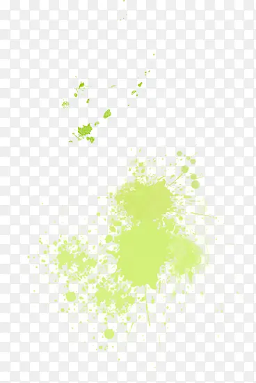 绿色艺术墨迹设计