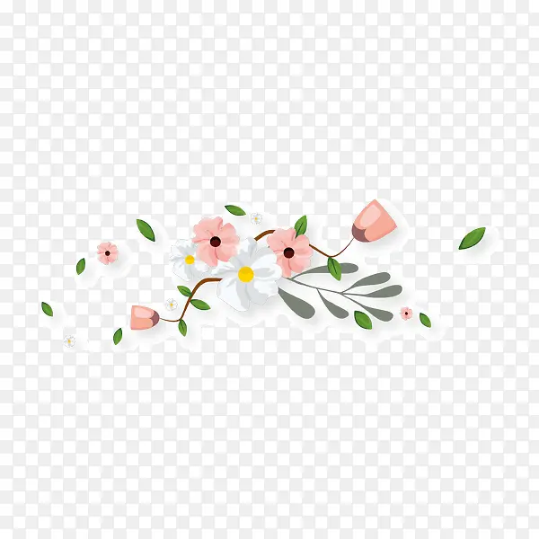 手绘水彩花卉玫瑰花