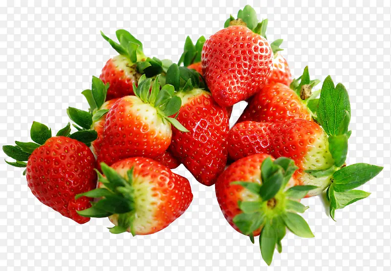 新鲜草莓免抠素材