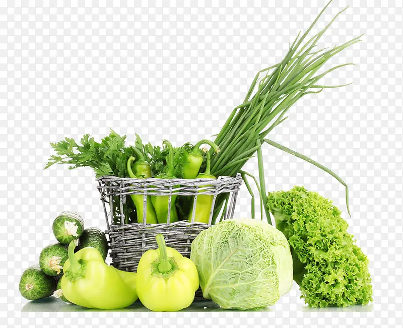 绿色的新鲜蔬菜