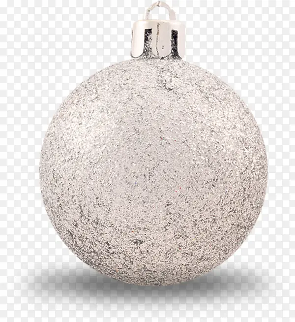 银色圣诞装饰球