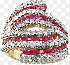 钻石装饰戒指