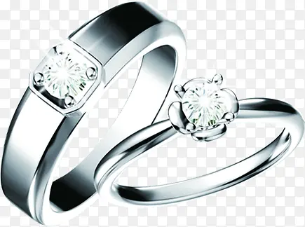 情侣钻石结婚对戒
