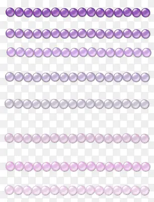 各色紫色圆珠分割线集合