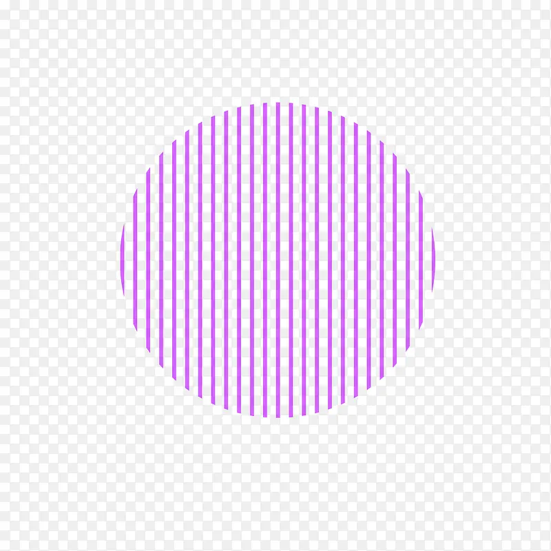 紫色简约线条圆圈效果元素