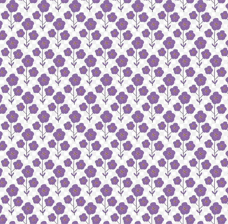 紫色小花朵花纹