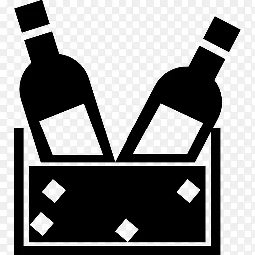 两瓶葡萄酒图标