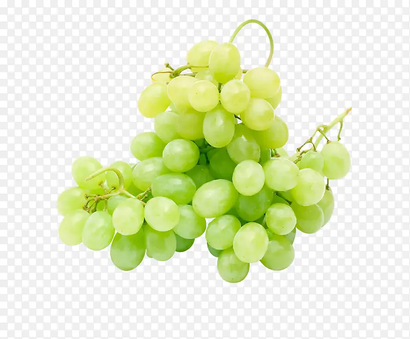 创意合成效果绿色的葡萄