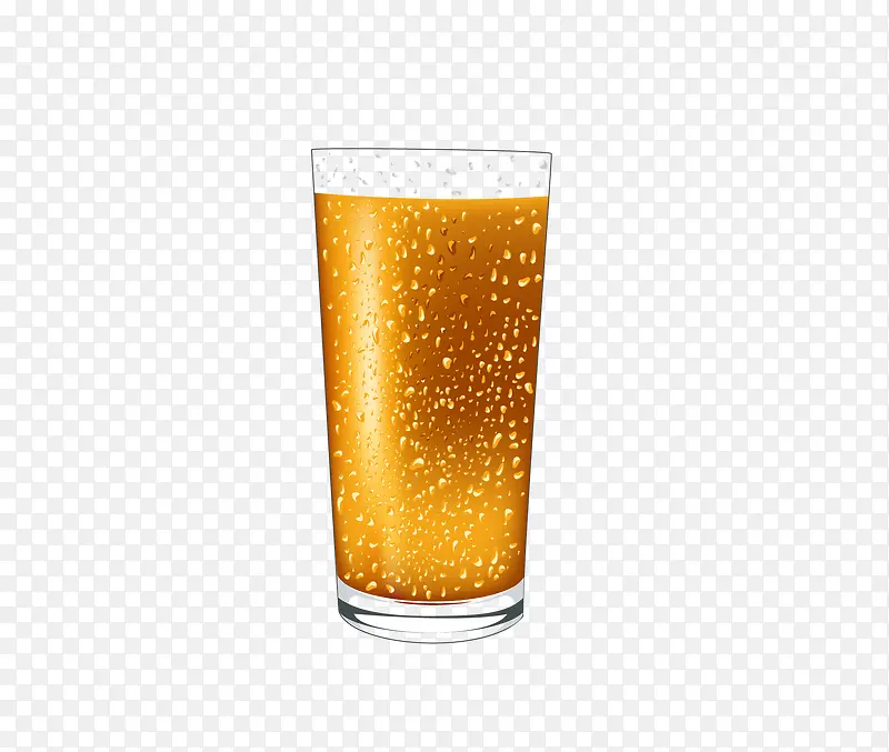 透明玻璃饮料杯矢量图免费下载