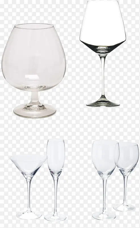透明玻璃酒杯素材