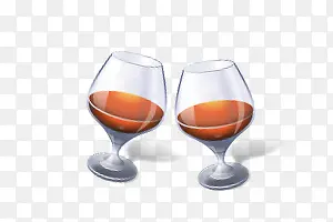 卡通酒杯