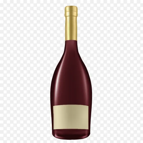 典雅红酒瓶