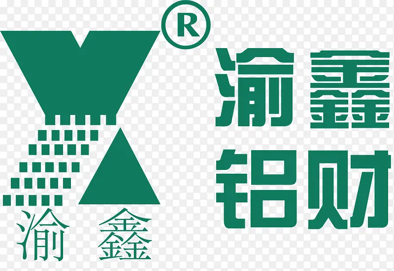 渝鑫铝财logo
