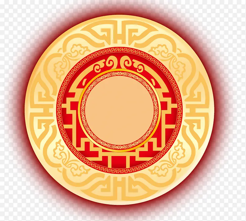 中国分复古边框纹理