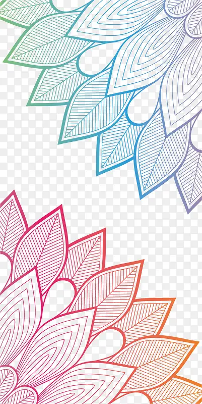 矢量花纹