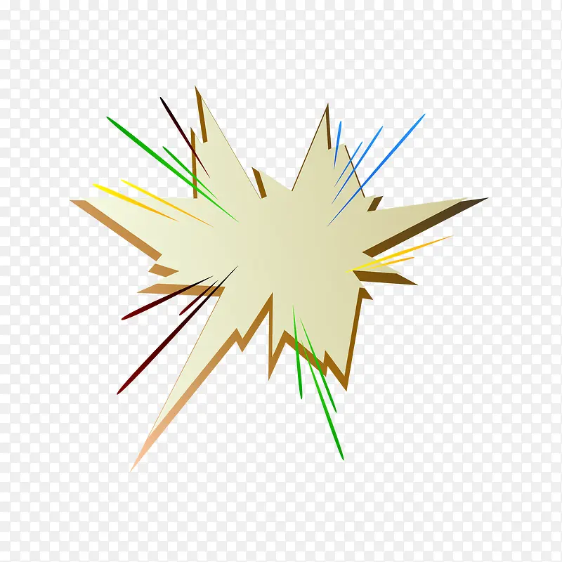 卡通  爆炸框
