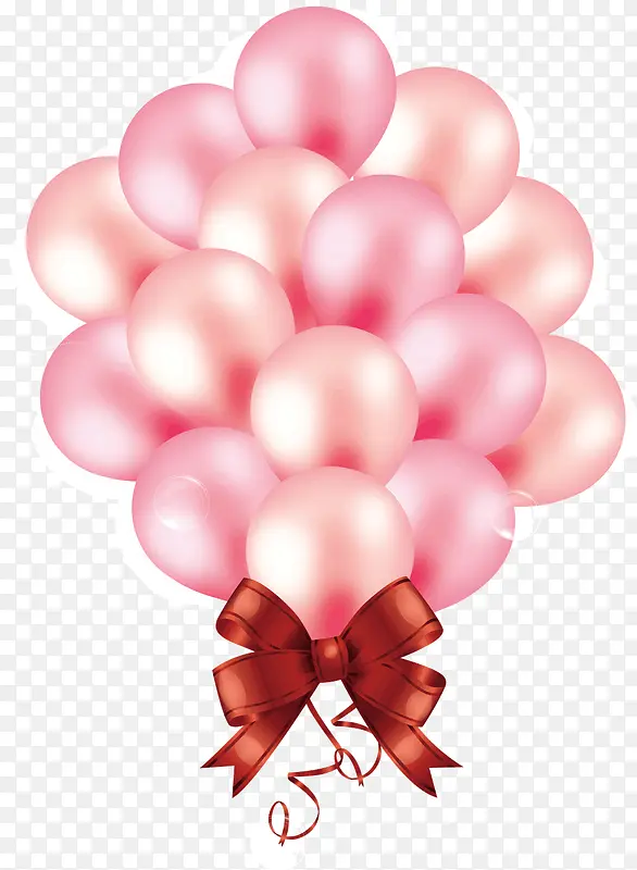 粉色的气球