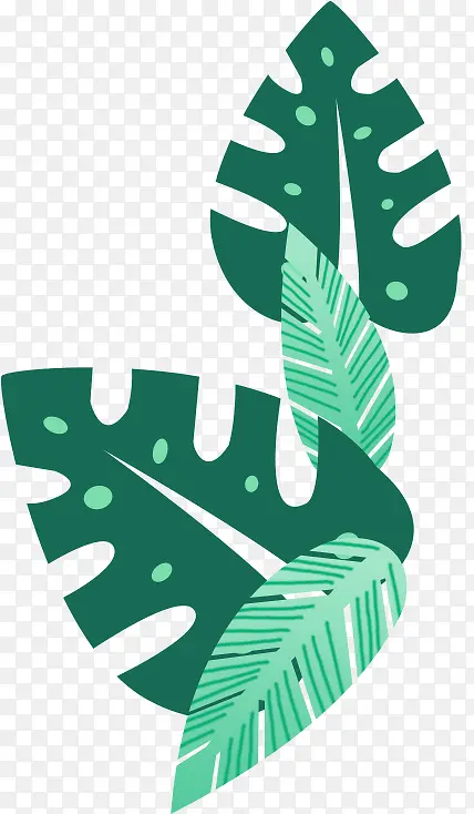 绿色卡通植物树叶小清新PNG图片素材下载_图片编号ymjrkgeg-免抠素材网