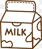 创意简约设计牛奶包装