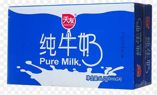 天友纯牛奶24盒