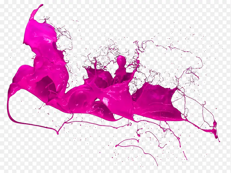 粉色飞溅液体海报背景