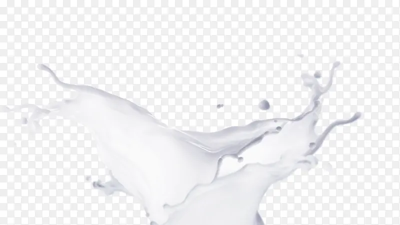 牛奶飞溅喷溅装饰图片