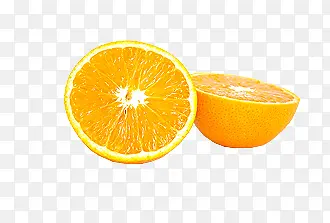 切开的橙子装饰