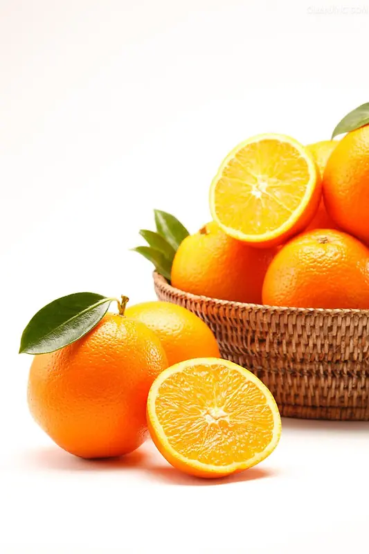 橙子水果切面生鲜
