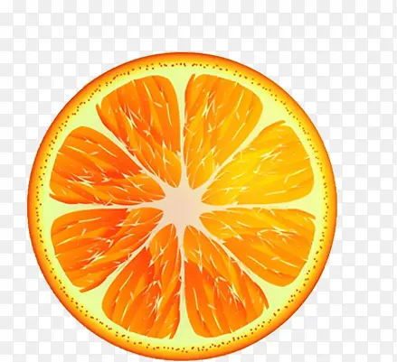 橙子水果瓣高清橙色
