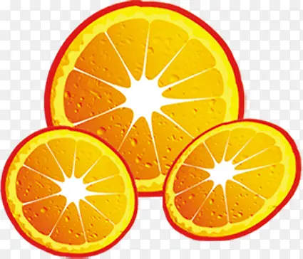 手绘海报夏日水果橙子