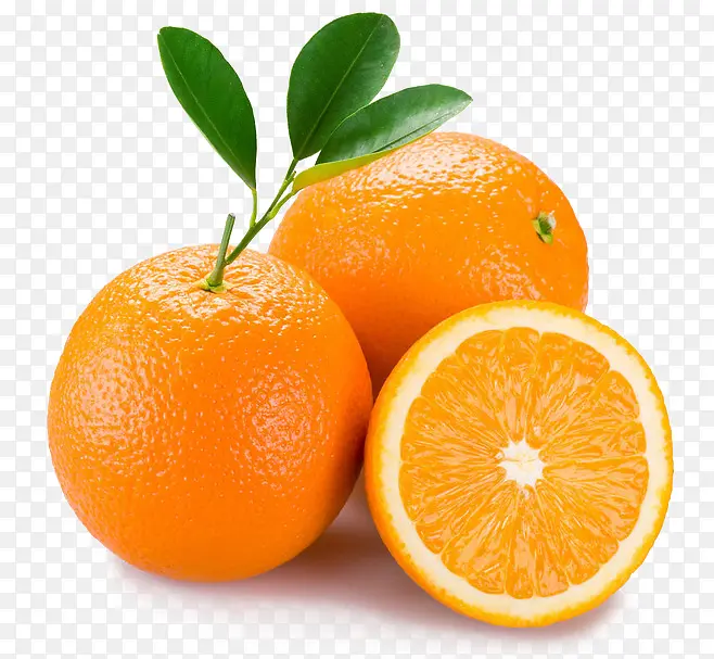 橙子水果黄色橙子