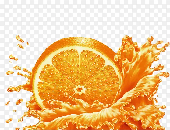 免抠素材橙汁图片
