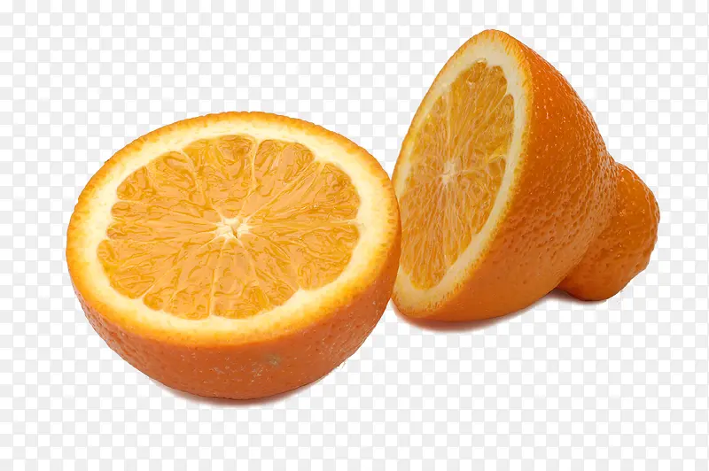 柑橘切开图片