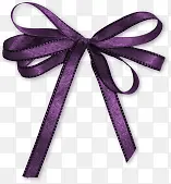 礼品礼花 紫色丝带蝴蝶结