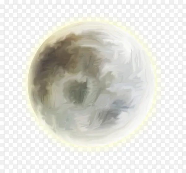 手绘高清月亮