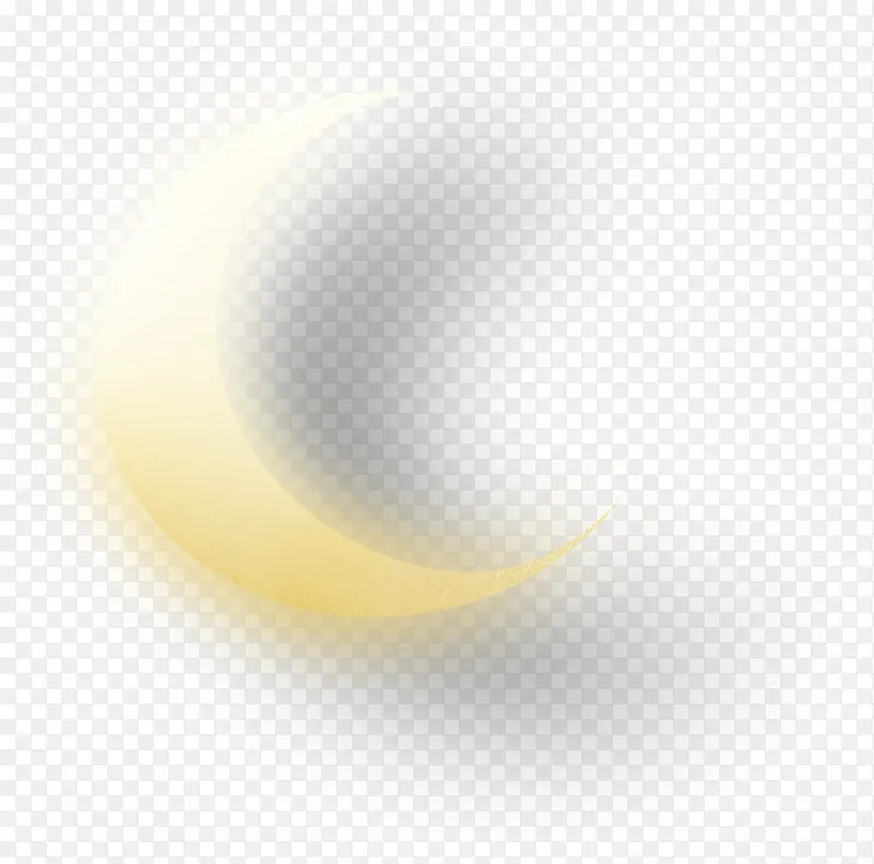 黄色高清朦胧月亮
