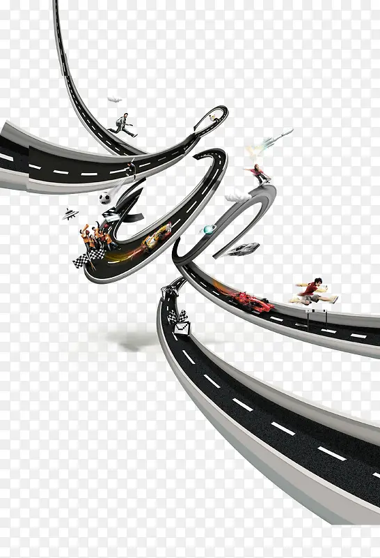 高速公路PNG图片素材下载_图片编号qgeldzma-免抠素材网