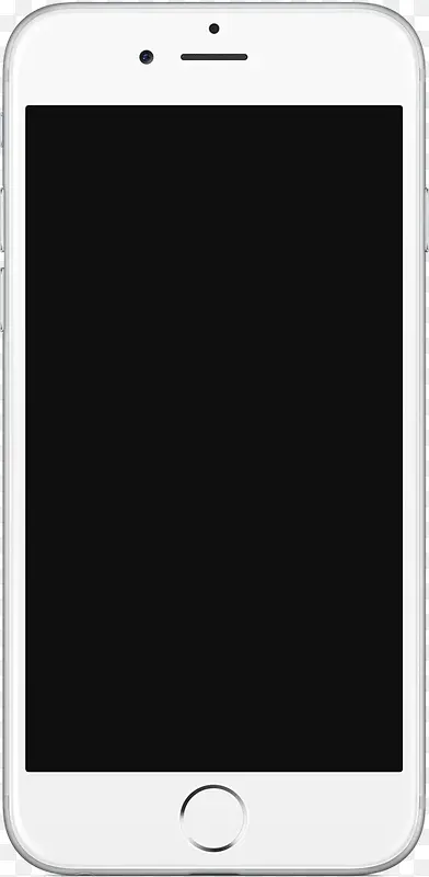 白色苹果手机黑屏
