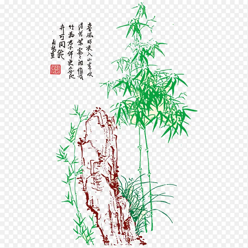 中国风竹子