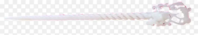 古典白色簪子