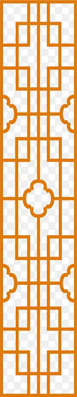 线条古典古风窗棂