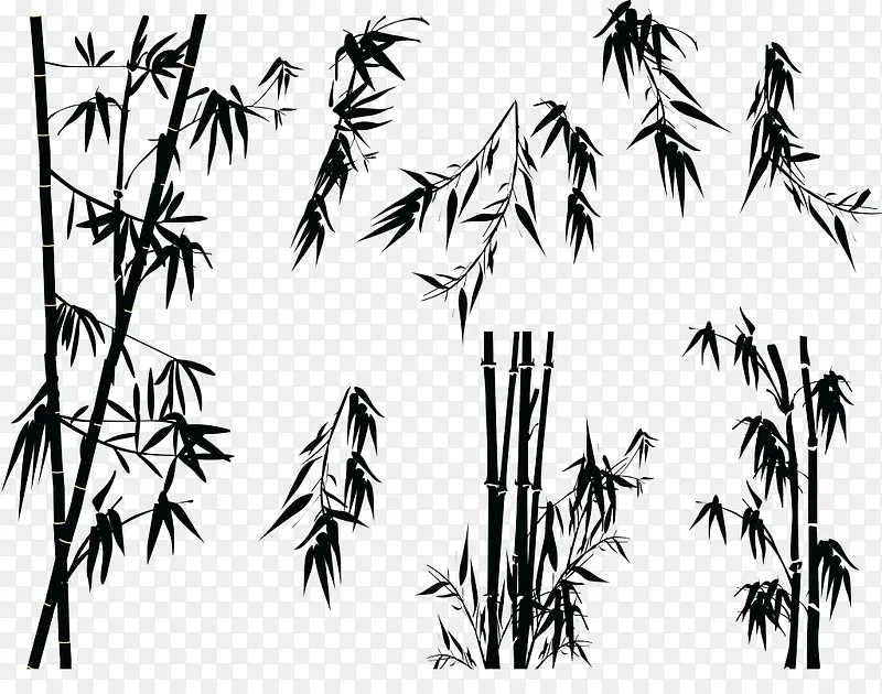 黑白竹子